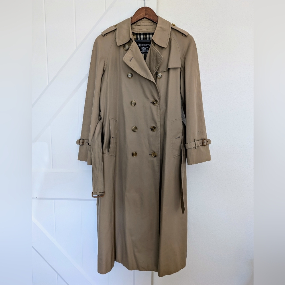 Blueberry vintage women's trench jacket coat size 10